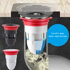 Новый сифон для ванны, душа, напольного Ситечка, заглушка, сифон для раковины, кухни, ванной, фильтр для слива воды, защита от насекомых, дезодорант