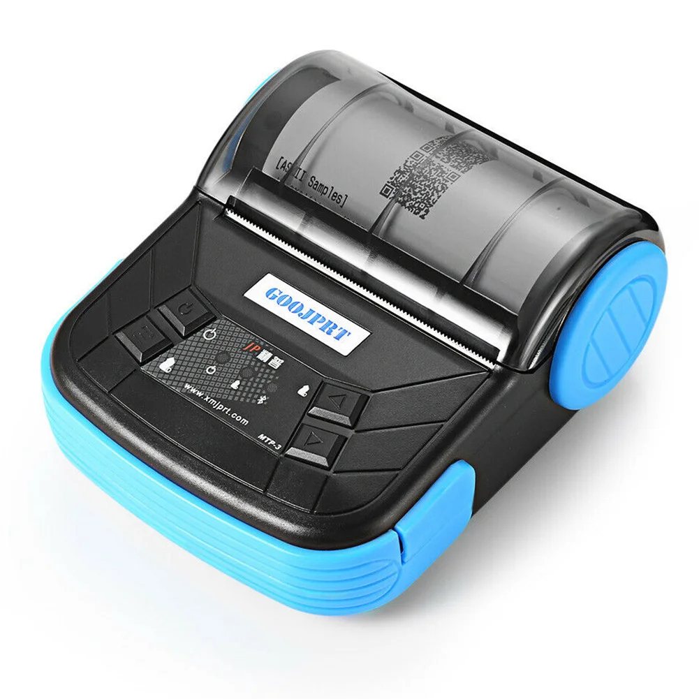 80 мм Bluetooth термопринтер умный портативный Легко управляемый чековый малошумный магазин IOS Android Многофункциональный ресарант высокая скорость