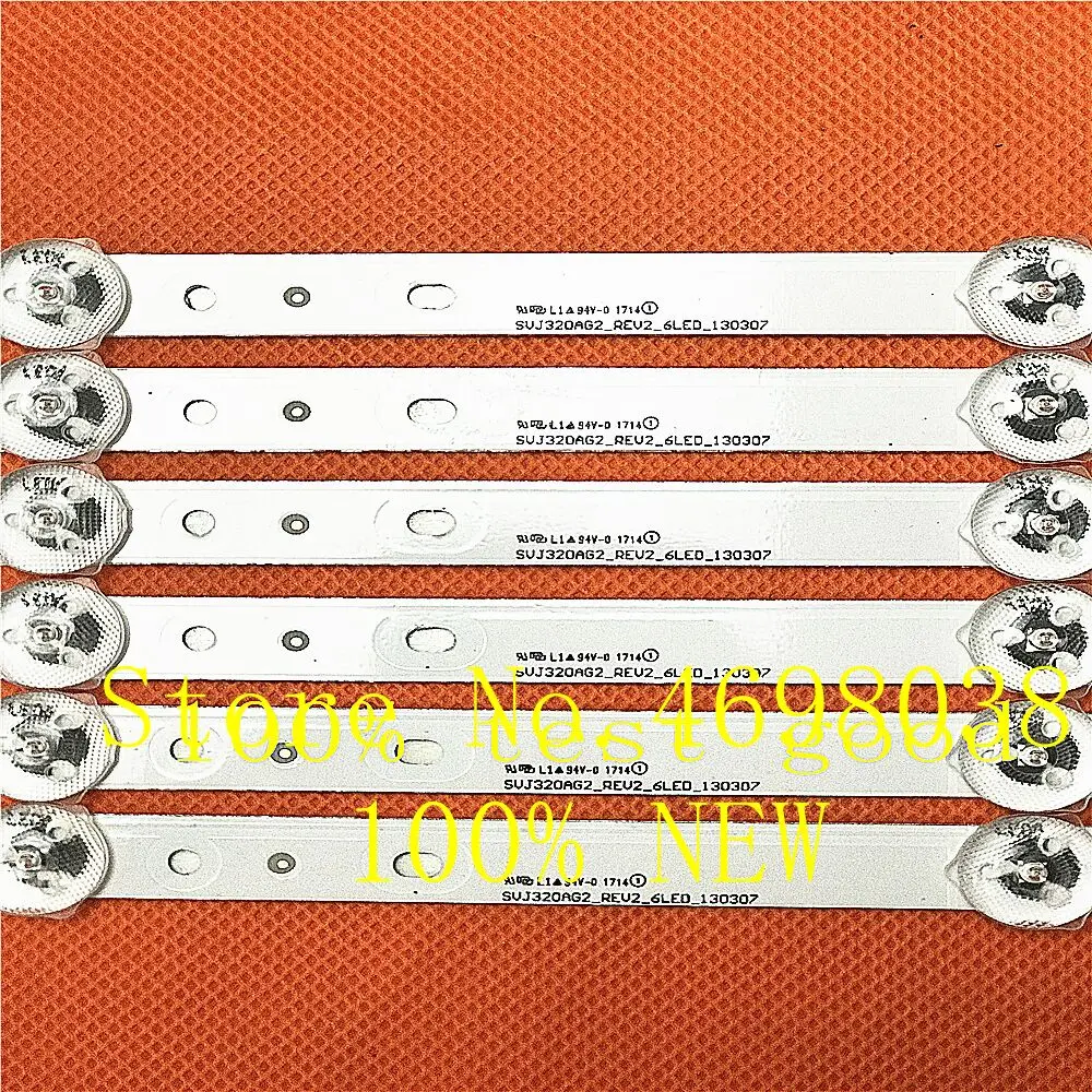 Светодиодный подсветка 1 комплект = 3 шт. For32inhc Hisense LB-C320X14-E12-H-G1-SE3 SVJ320AG2 SVJ320AK3 SVJ320AG2-REV2-6 светодиодный-130307 1 шт. = 6 светодиодный 56 см