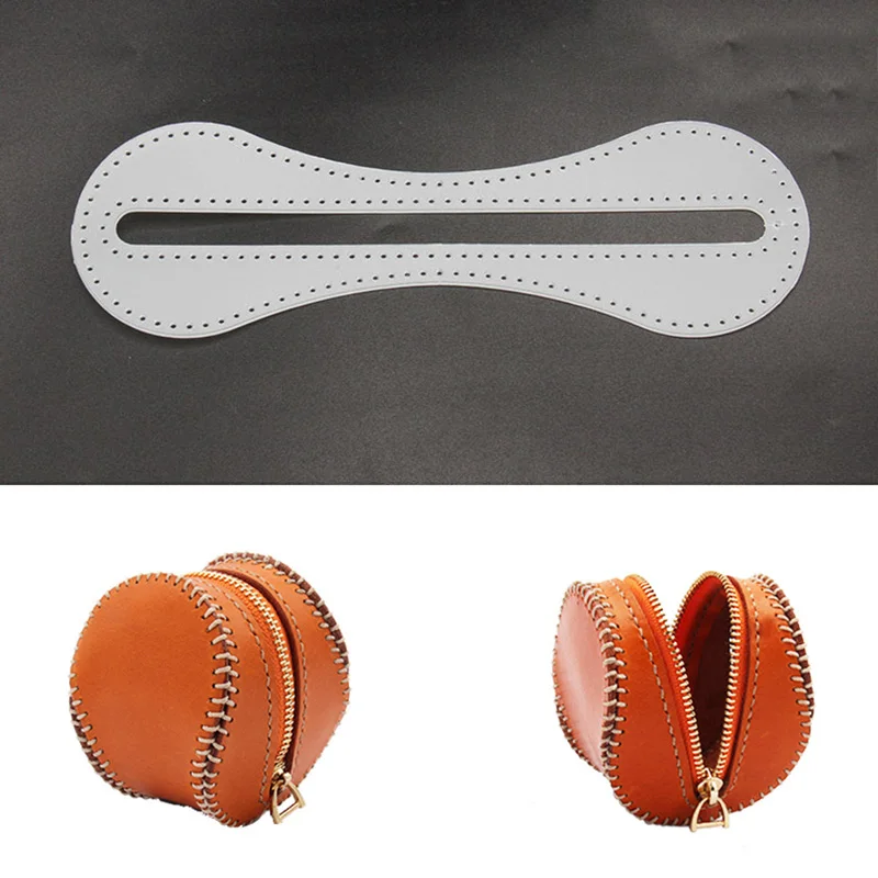 1 шт. ПВХ кожа ремесленный шаблон DIY мужчины и женщины маленький кошелек