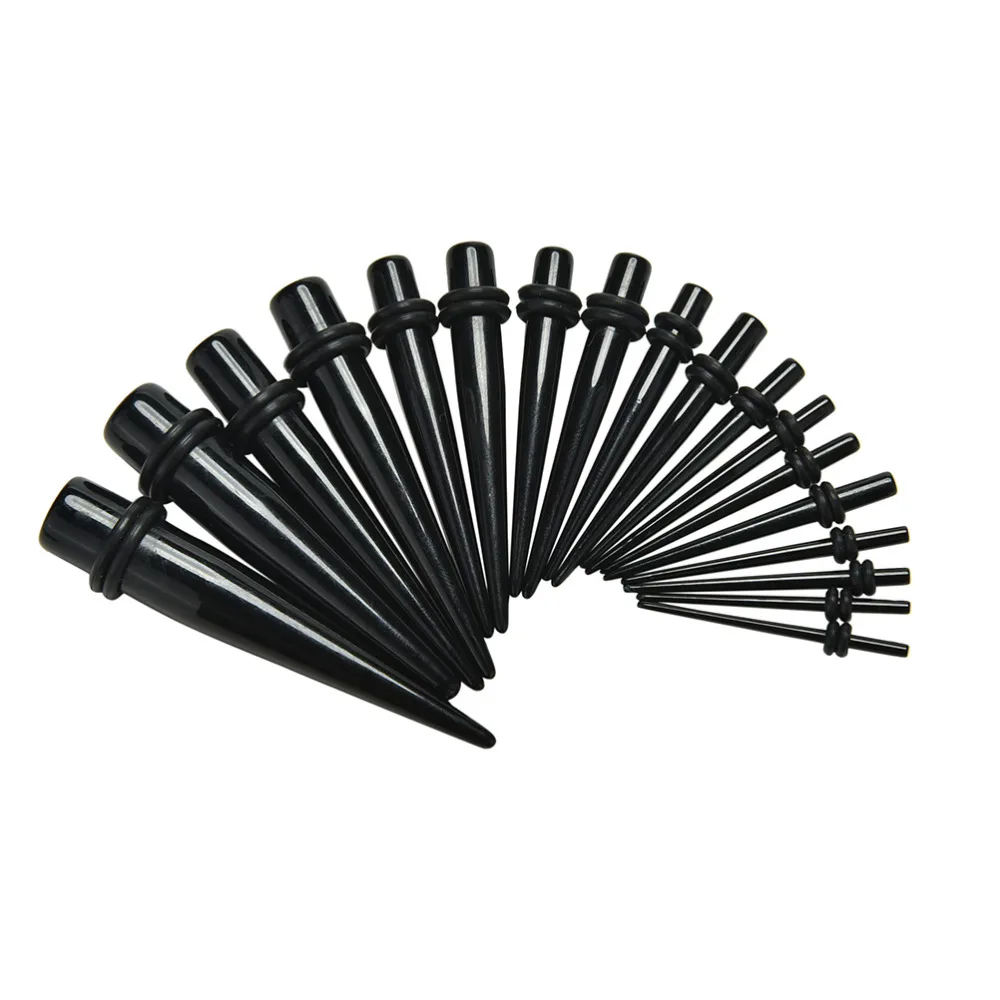 1 пара горячая Распродажа акриловый наконечник для уха конус и пробка