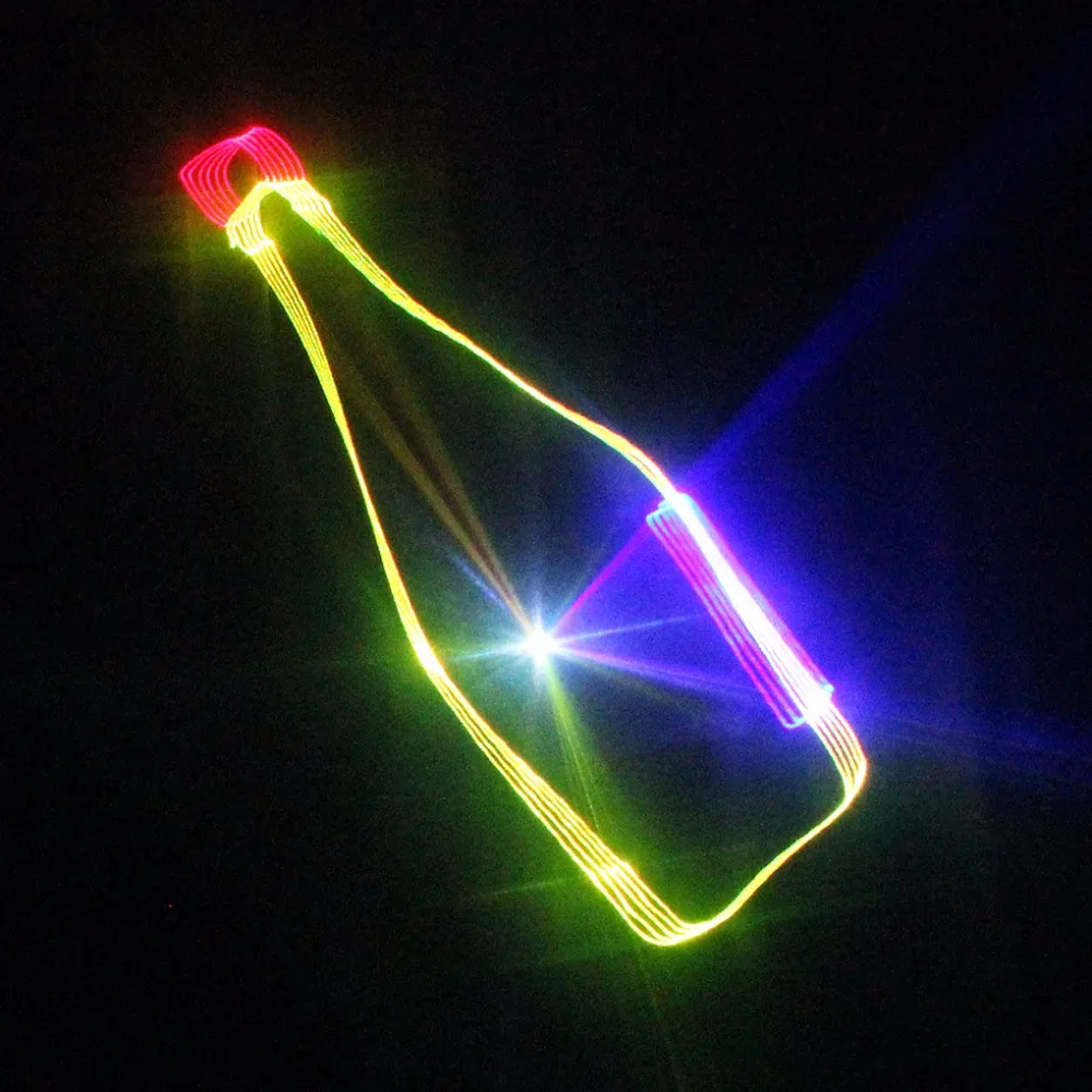 Источник SD-карты AUCD 30 KPPS DMX ILDA 1 Вт RGB проектор Лазерная лампа освещение для диджея