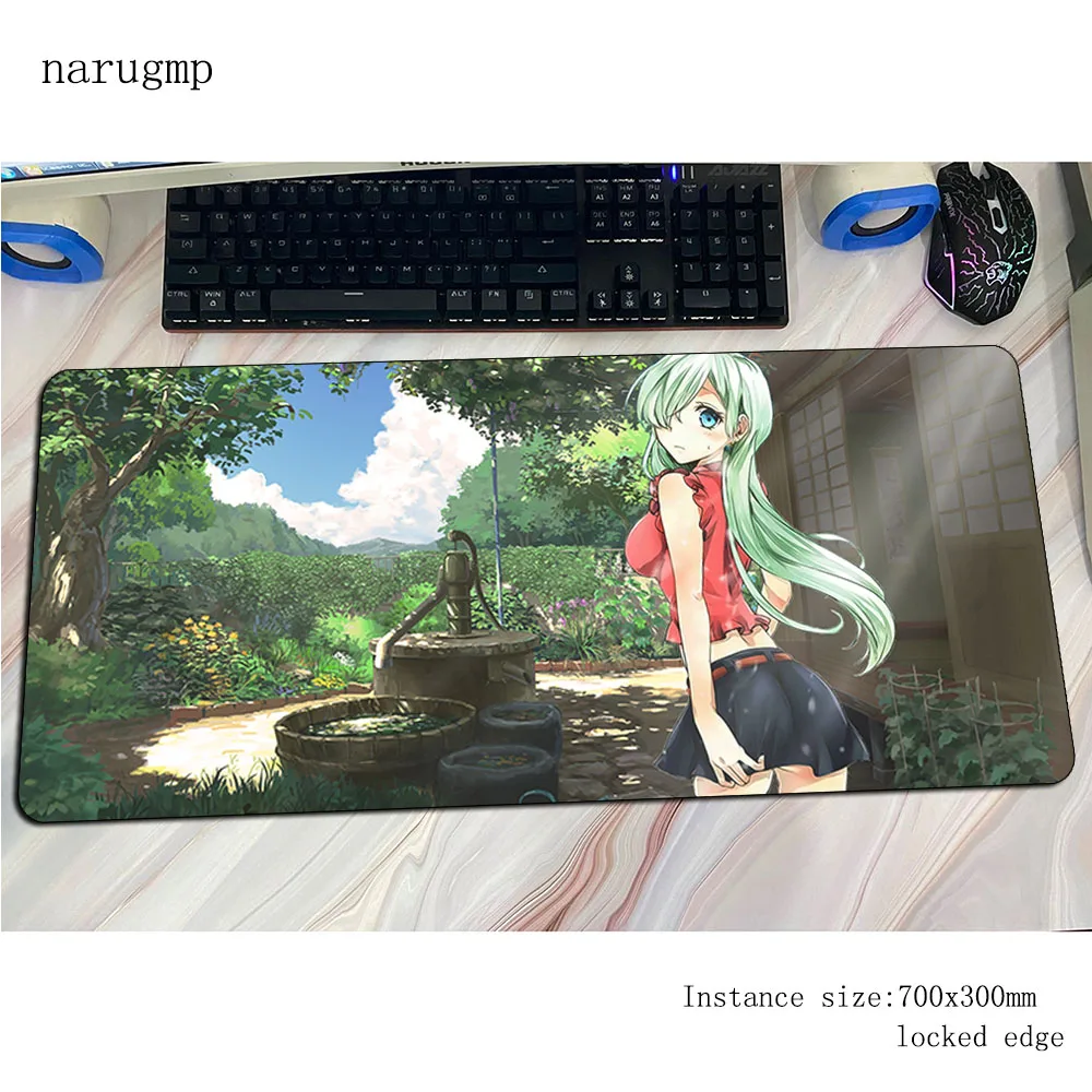 

Seven Deadly Sins mouse pad 700x300x4mm gaming mousepad Christmas gifts office notbook desk mat Xxl padmouse games pc gamer mats