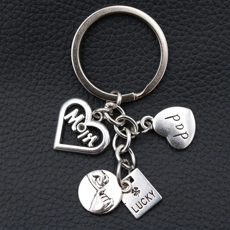 Креативный металлический брелок для родителей свадьбы Юбилейный Lucky Meet