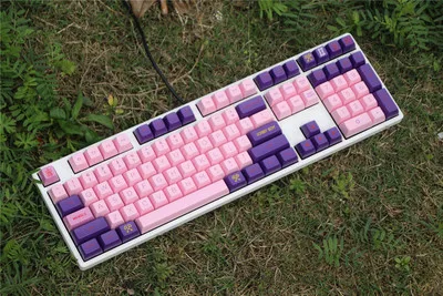 104 keys 1 компл. SP SA профиль колпачки для MX переключатели механическая клавиатура розовый колпачок для отеля Grand Budapest - Цвет: 104 keys