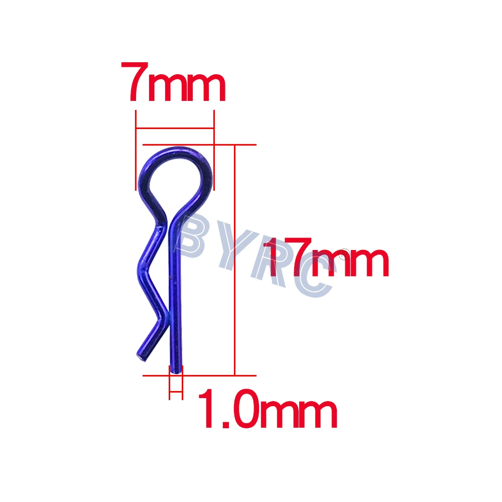 8 шт. разноцветные универсальные зажимы из нержавеющей стали для модели
