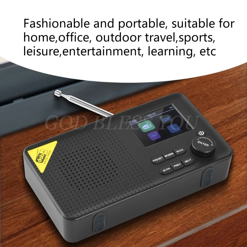 

Rechargeable Lightweight Home Radio Portable Bluetooth Digital Radio DAB/DAB+ and FM Receiver Drop Shipping