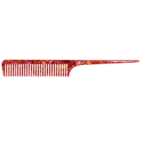 Classic Tortoiseshell Combs for Salon Barber Comb Cellulose Acetate Rat Tail Comb