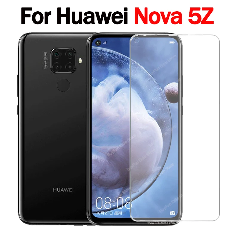 2 в 1 Защита экрана для Huawei Nova 5Z Передняя защитная пленка задняя камера объектива