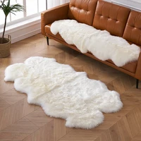 100 genuine thick wool sheepskin pelt rug shaggy area rug for living room sheep skin furry rug for home decor fluffy mat