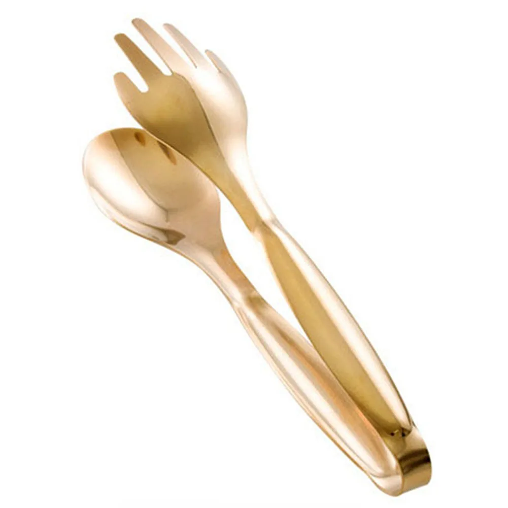 Пищевые Щипцы из нержавеющей стали золотистые и Серебристые кухонные