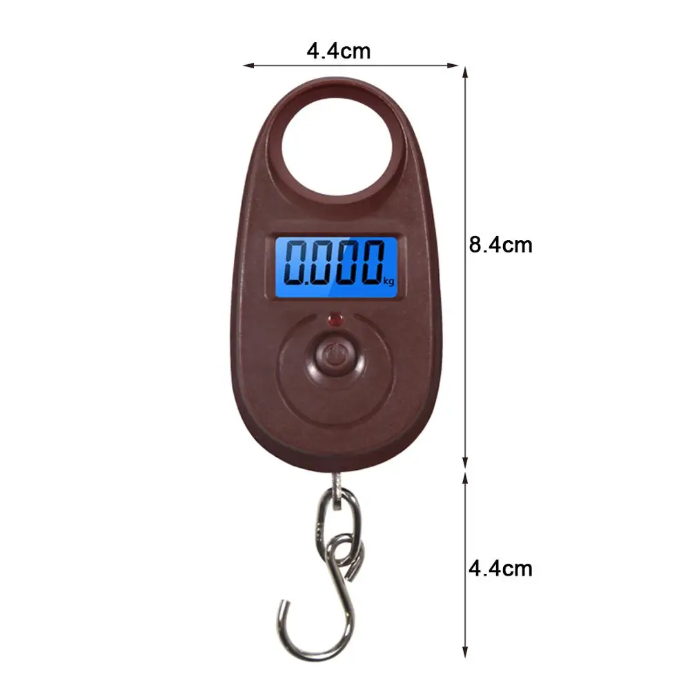 Цифровые Мини-весы для рыбалки кухни багажа путешествий с ЖК-дисплеем 25 кг/5g |
