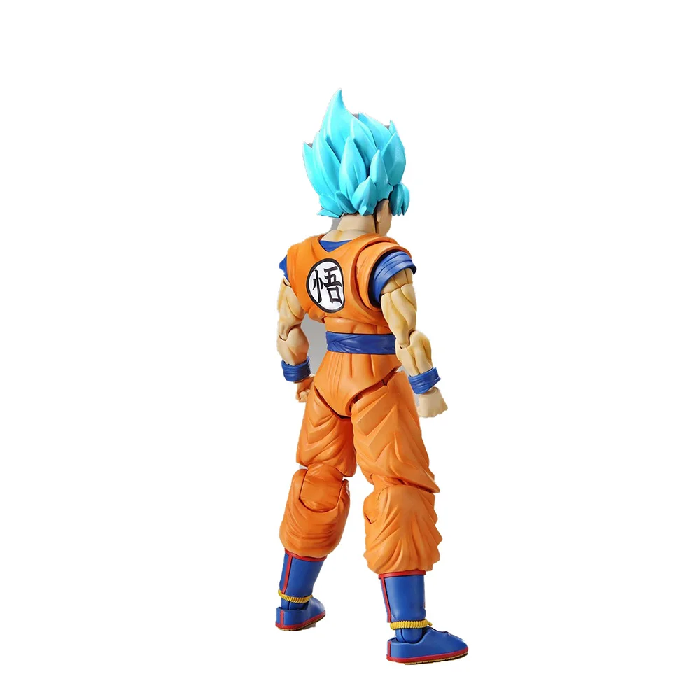 

Original BANDAI Dragon Ball Super Goku Blue Super Saiyan God Action Figures PVC Toy Model Anime Figura Collect Doll Assemble