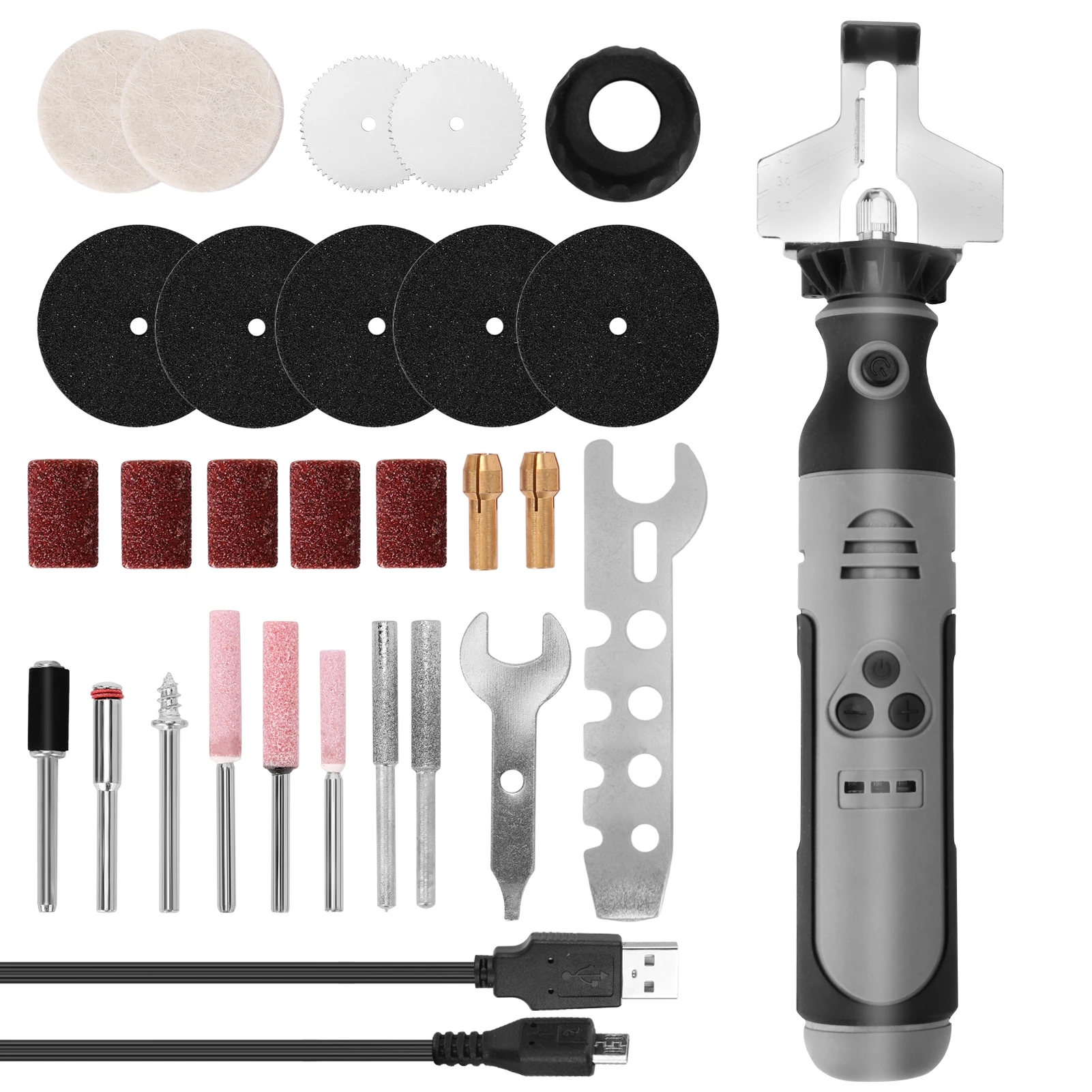 

Rechargable Electric Grinding Mini Grinder Handheld Chainsaw Chains Grinding Tool Chains Grinder Polishing Tool 5000~18000/min