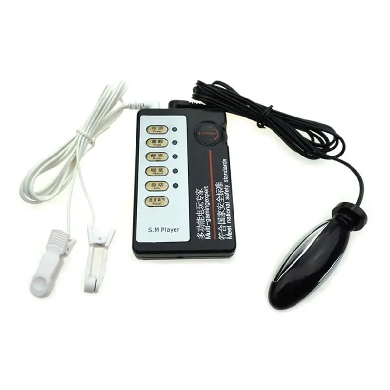 1 комплект электрическая Анальная пробка зажимы для груди электрические сосков