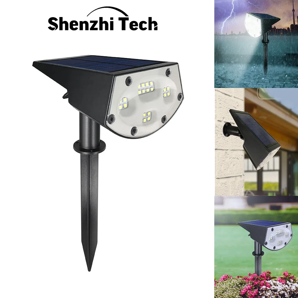 Точечный светильник на солнечной батарее сасветильник вый фонарь для газона 20