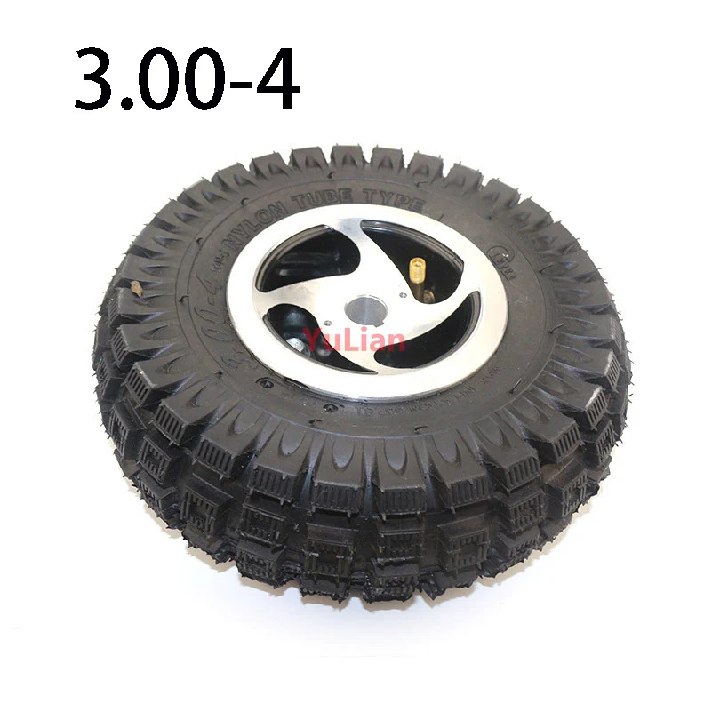 Высококачественная шина 3 00-4 внутренняя труба и наружная для Knobby Scooter Go Kart