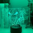 Акриловая 3d-лампа атака на Титанов, светодиодный ночсветильник Леви Аккермана для домашнего декора комнаты, аниме, подарок для детей