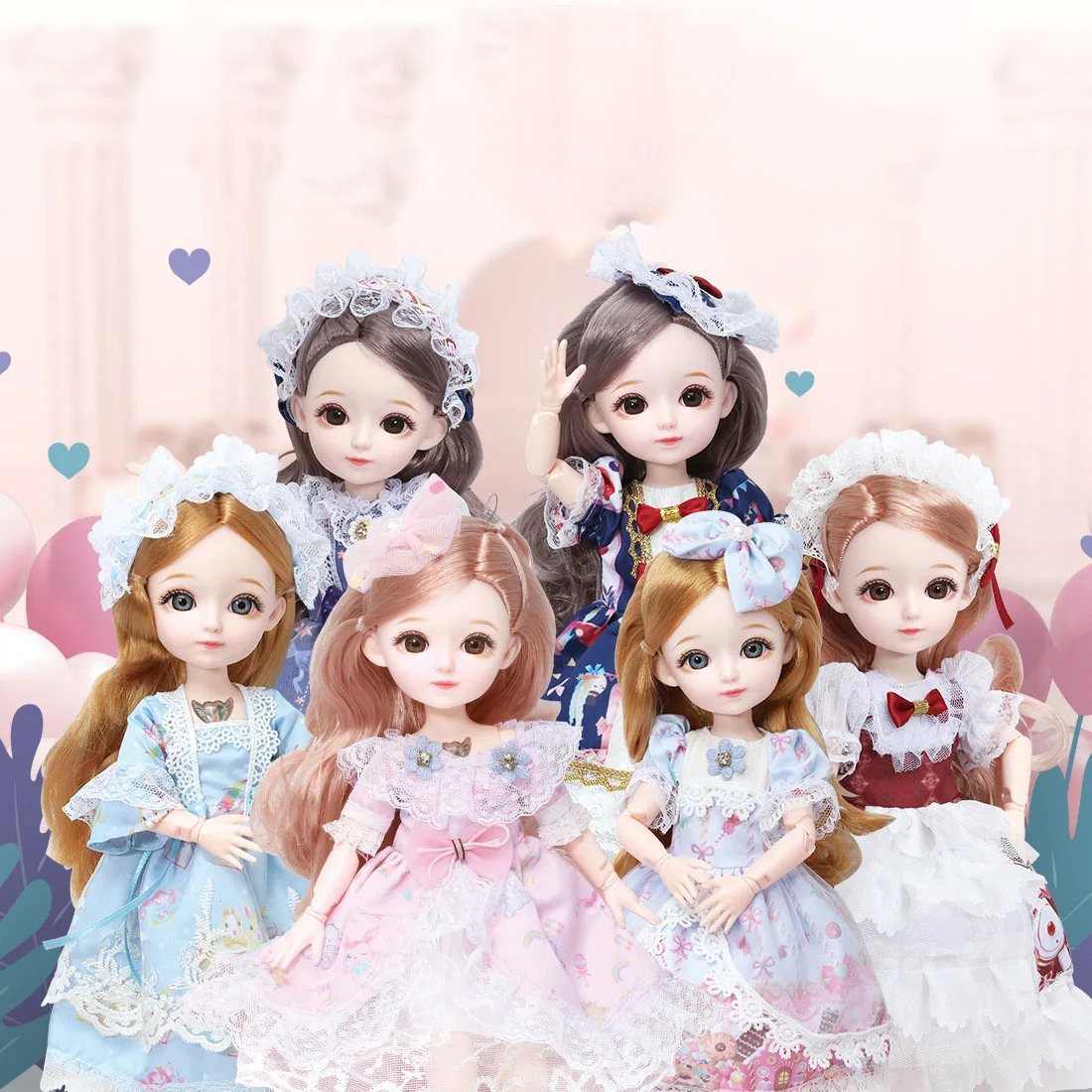 

BJD doll 31cm 23 joint dress up BJD dolls princess doll set gift girl toy for girls birthday