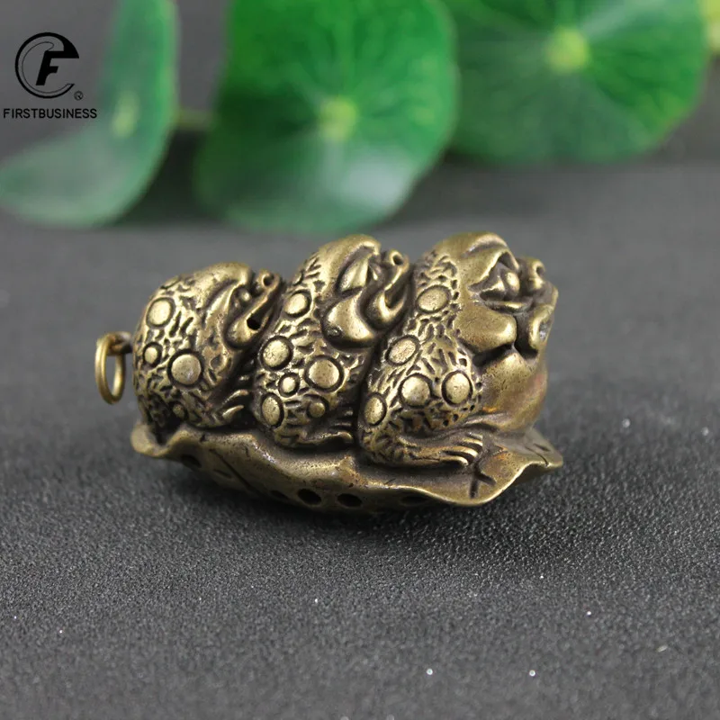 Медное украшение в античном стиле полые латунные фигурки животных миниатюрные
