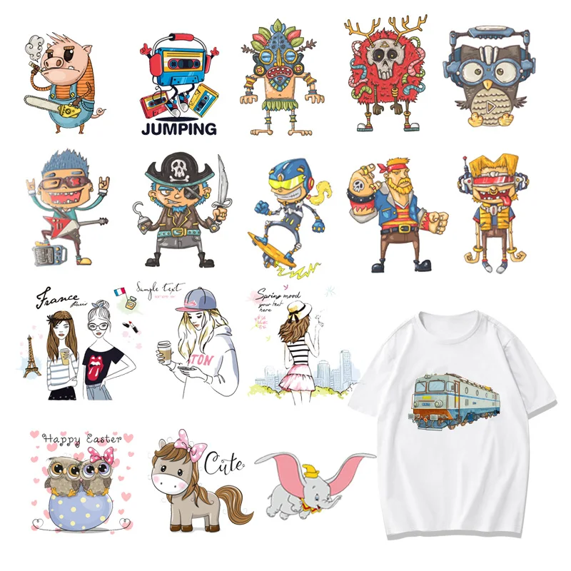 Утюг на патчи для одежды патч робот инопланетянин поезда сделай сам футболка с