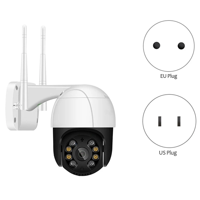 

IP-камера наружная беспроводная, 1080P, PTZ, Wi-Fi, 4-кратный зум