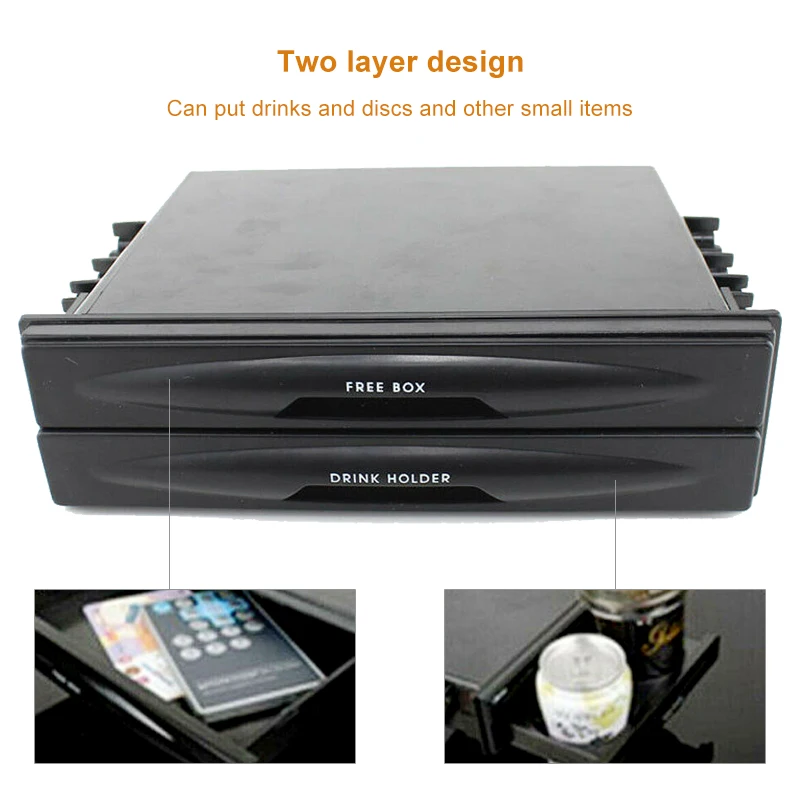 Автомобильного акустического тюнинга крытого вагона Mp3 ящик для хранения диско