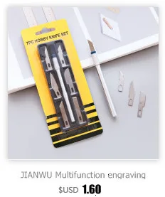 JIANWU 1 шт. креативный и практичный мини-аппарат для резки бумаги упрощенный резак для бумаги офисные принадлежности