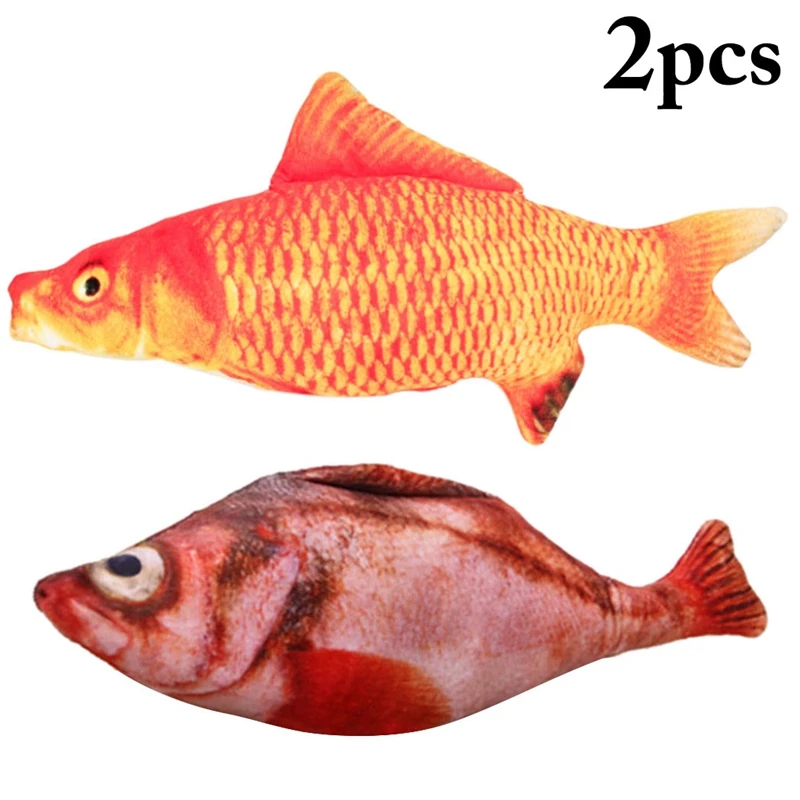 

20 см кошачья интерактивная игрушка в форме рыбы кошка игрушка креативная Реалистичная плюшевая кошачья игрушка кошка жевательная игрушка ...