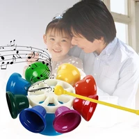 8 tone hand bells kids children musical octave percussion instrument sound toy children toys chirstmas birthday gifts