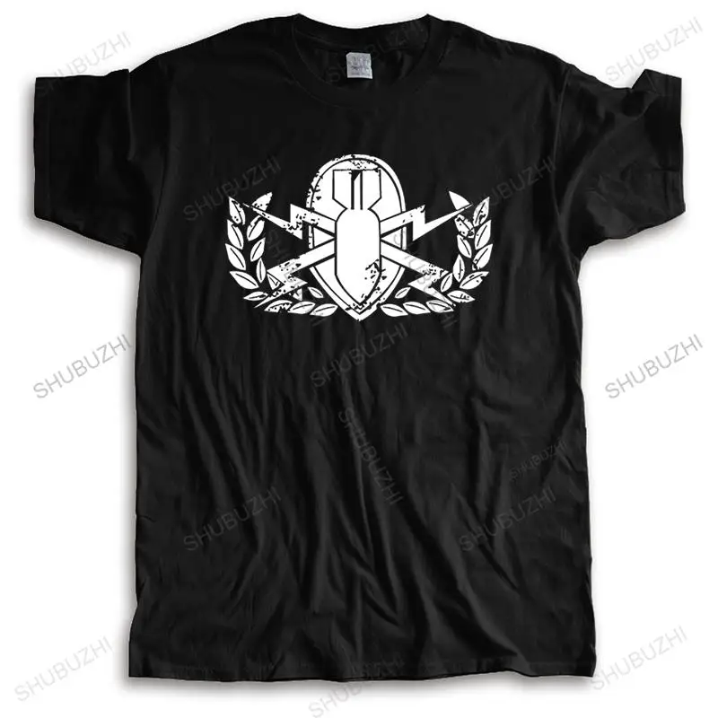 

T Shirts short sleeve new Casual Brand Clothing Cotton Vintage Army Eod Badge Subdued Veteran T-shirt unisex o-neck tee-shirt
