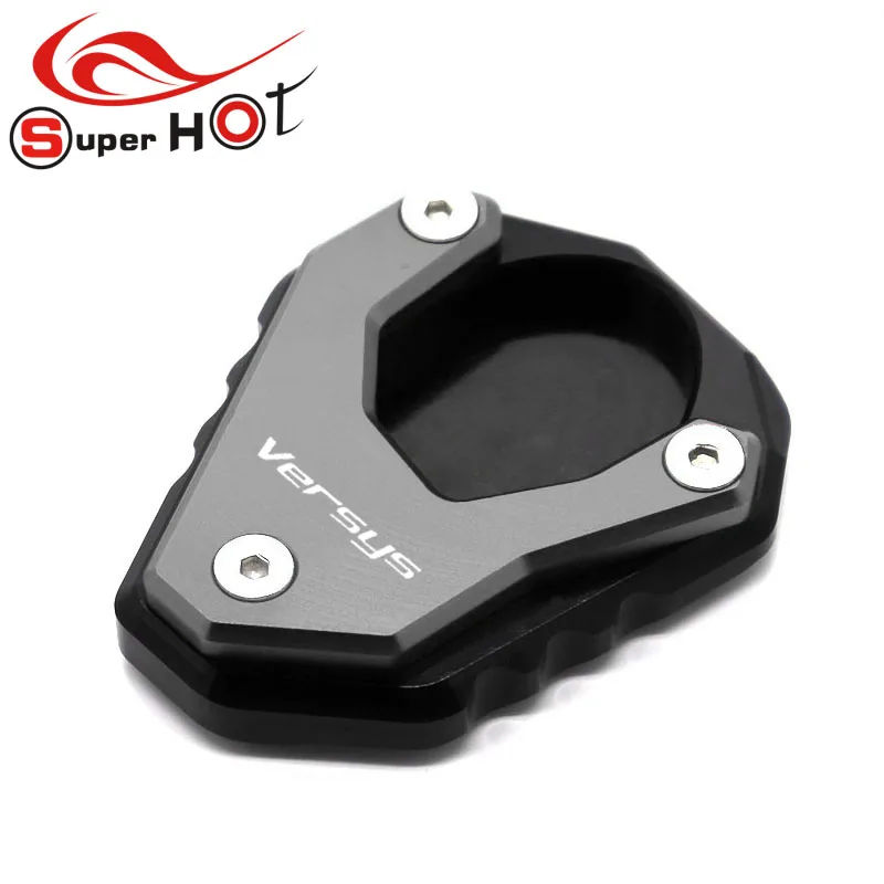 Для Kawasaki Versys 650 VERSYS 650 2010-2023 2024 2025 2026 аксессуары для мотоциклов боковая подставка увеличенная пластина удлинение подставки