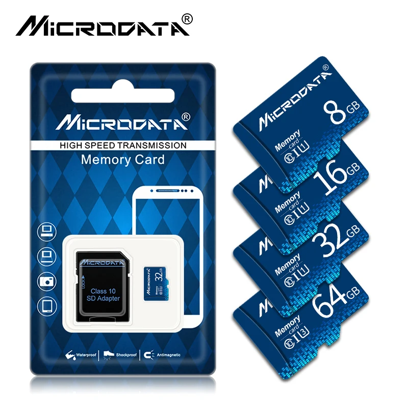 Новая карта памяти Micro SD класс 10 8 ГБ 16 32 64 Гб 128 TF Ручка Microsd флеш накопитель usb для