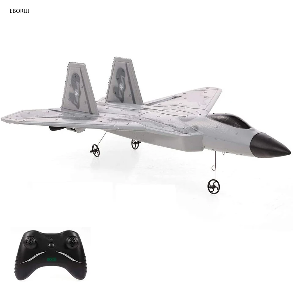 Самолет EBORI FX822, Радиоуправляемый, 2,4 ГГц, 3 канала, Радиоуправляемый, F-22, модель истребителя, EPP, летательный аппарат с неподвижным крылом, RTF, игрушка для детей
