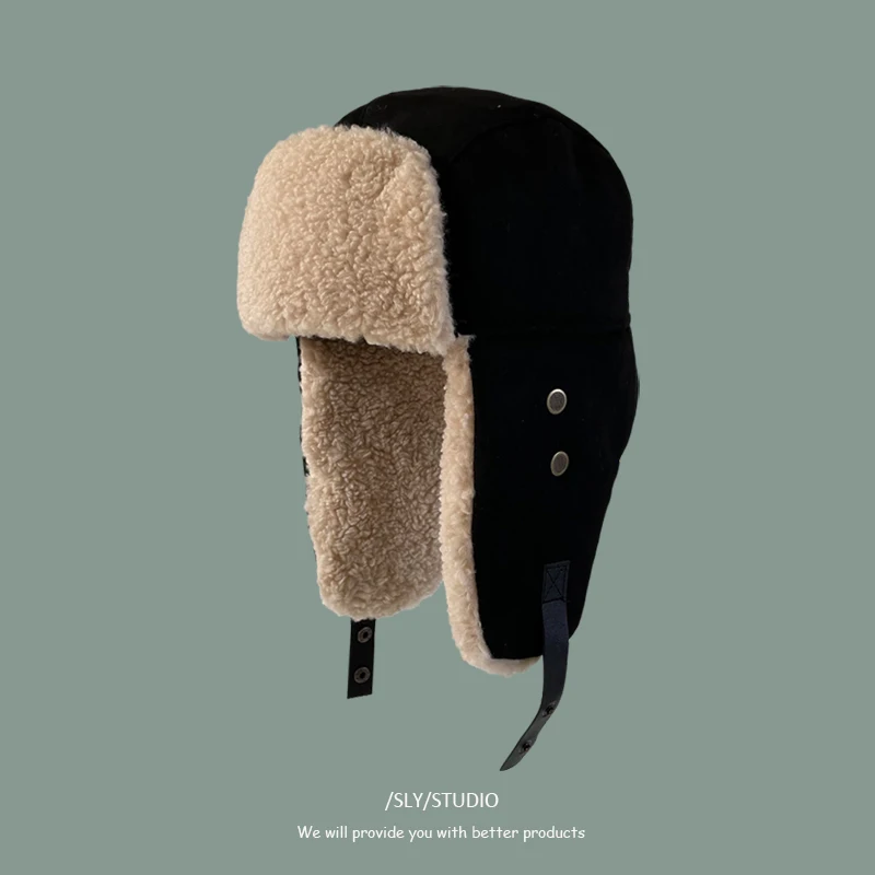 Новинка 2021 зимняя теплая шапка-бомбер Мужская русская советская армия флисовая