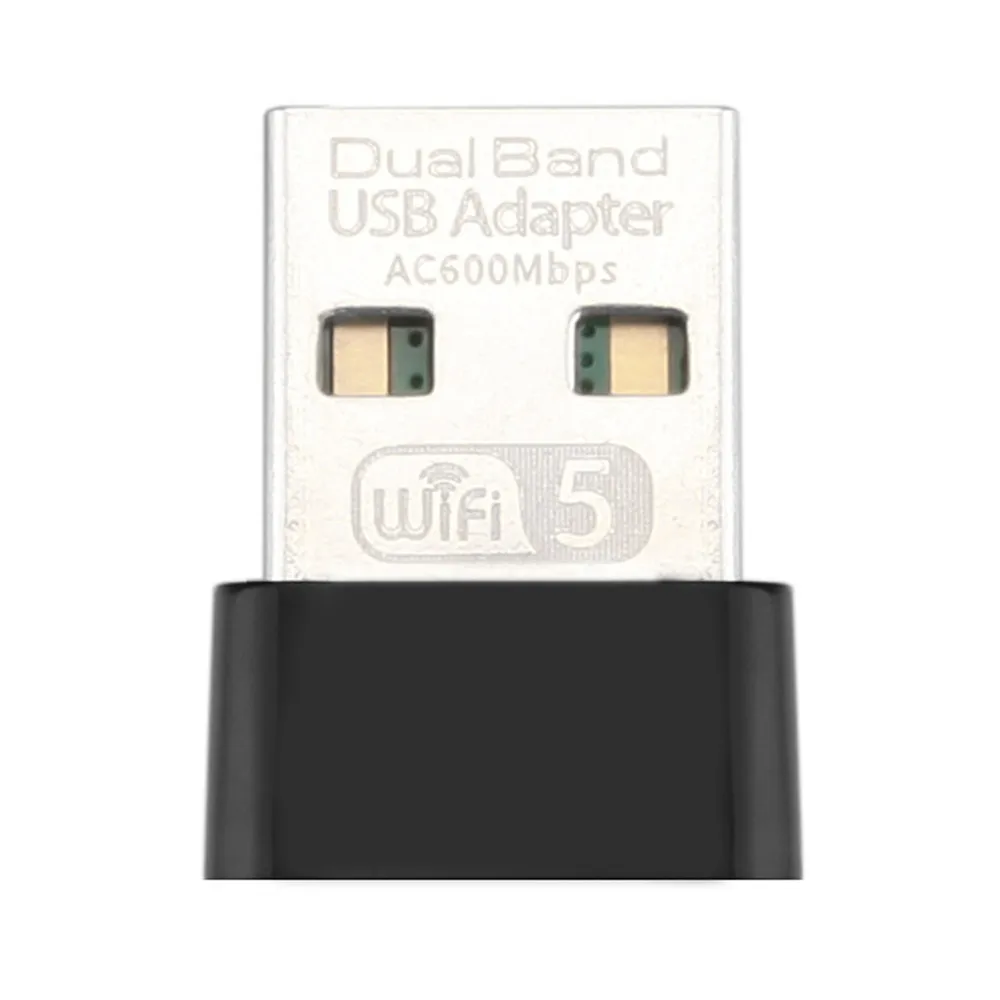 

2.4GHz 5GHz 600Mbps WiFi antenna dual band 802.11b/n/g/ac mini wireless computer network card receiver USB WiFi adapter
