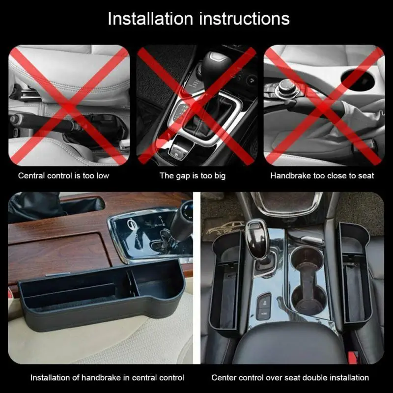 

Car Interior Products Seat Slot Storage Bag Sorting Box Car Storage Box Plastic Car Slot Storage Sox