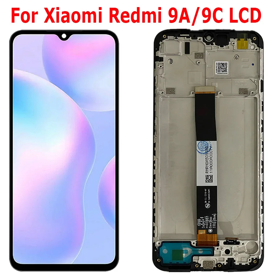 

Оригинальный ЖК-дисплей 6,53 дюйма для Xiaomi Redmi 9A, ЖК-дисплей с сенсорным экраном и дигитайзером в сборе с рамкой для Xiaomi Redmi 9C, ЖК-экран