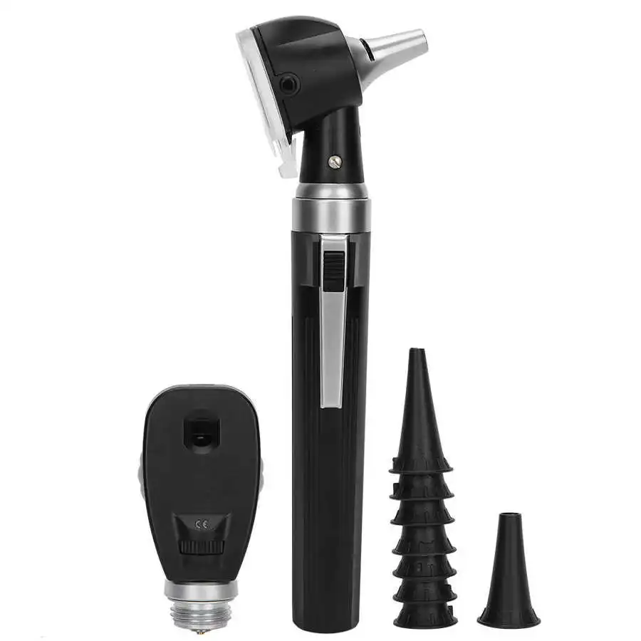 Ушной очиститель волоконно оптический офтальмоскоп Otoscope набор СВЕТОДИОДНЫЙ