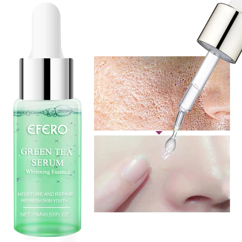 

Green Tea Serum Collagen Anti Aging Lift Firming Whitening Cream Hyaluronic Acid Serum Moisturizing Shrink Pores Face CreamTSLM1