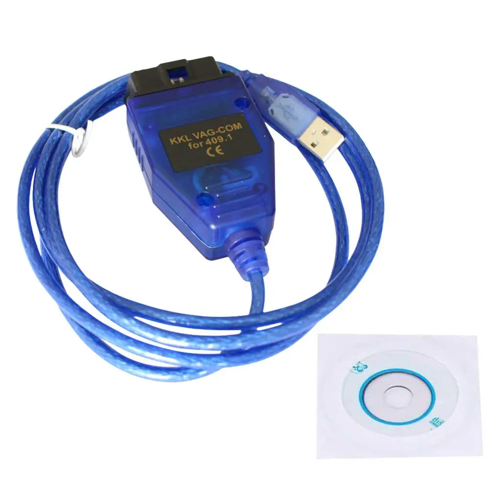 

Автомобильный диагностический инструмент-кабель Usb к OBD2-Адаптер OBD OBD2 II USB-KABEL KKL -COM 409,1 диагностический сканер для ноутбука
