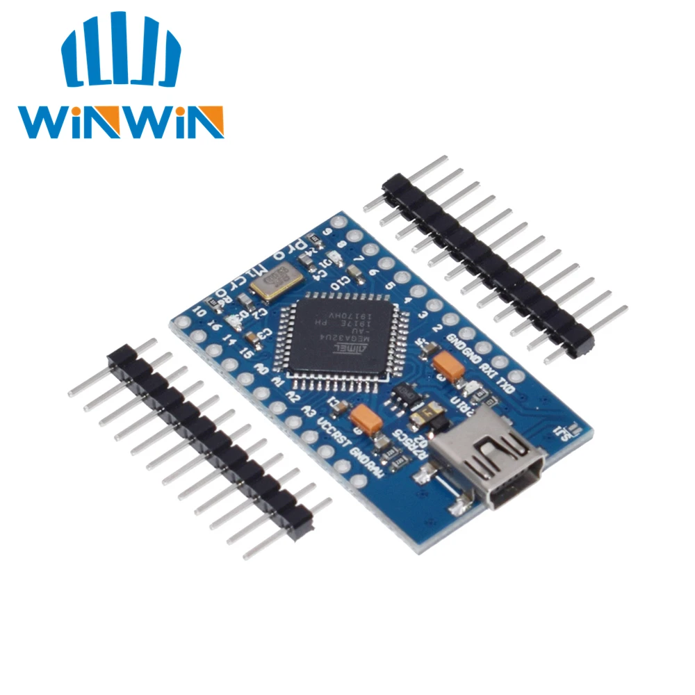 10 шт. Mini USB ATmega32U4 Pro Micro 5 в 16 МГц плата модуль для Arduino/Leonardo ATMega 32U4 контроллер Pro-Micro замена Pro Mini