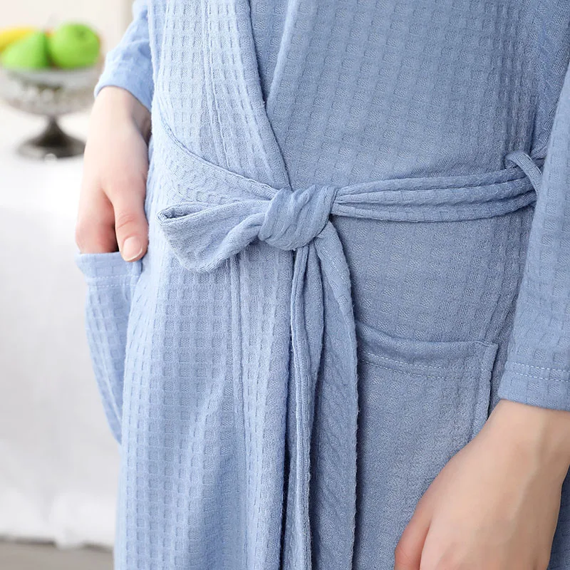 Женское свадебное нижнее белье Подарочный халат индивидуальный с вафельным