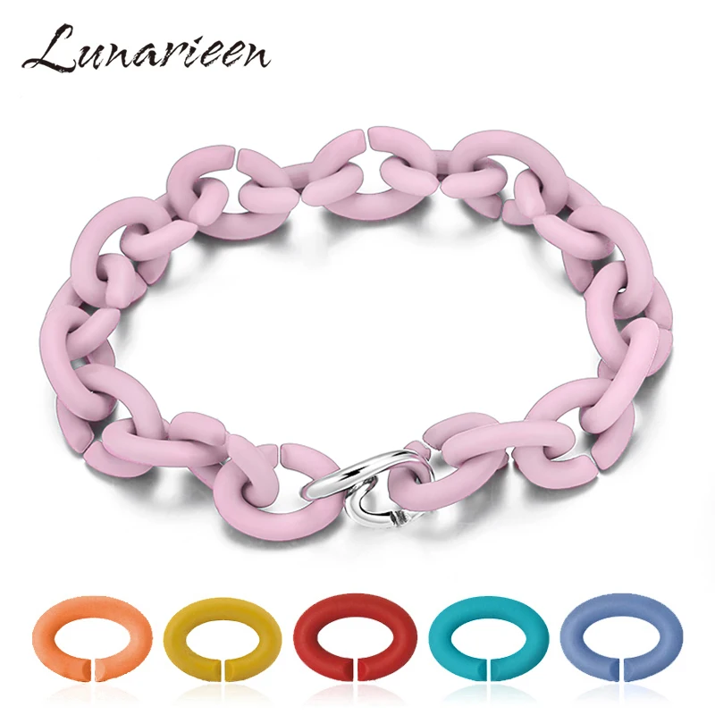 Новый европейский ювелирный браслет из резины X 10 цветов для женщин и мужчин