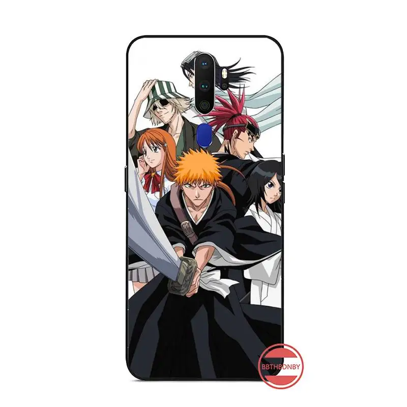 

Japanese Anime Bleach Phone Case For OPPO F 1S 7 9 K1 A77 F3 RENO F11 A5 A9 2020 A73S R15 REALME PRO