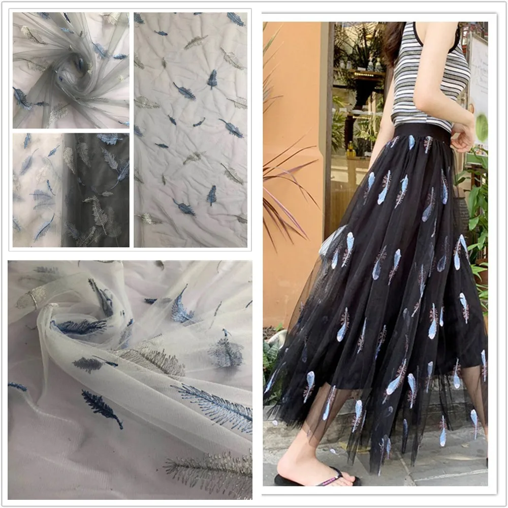 Белый черный мягкий стрейч тюль сетка ткань нижнее белье платье юбка швейная