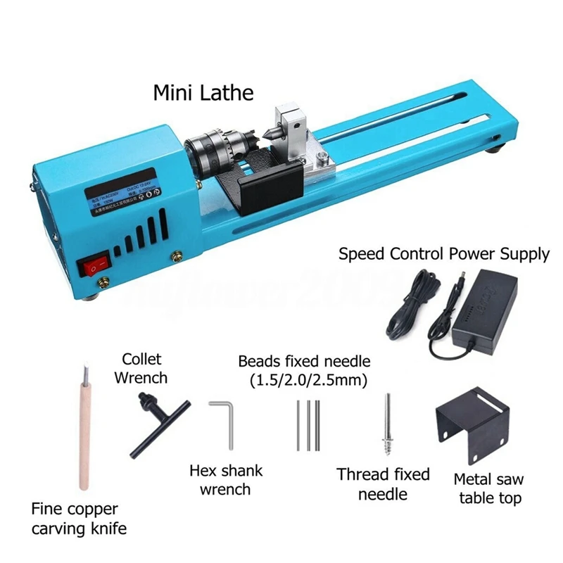 Мини Diy 150 Вт деревянный токарный станок для резки бусин сверлильный шлифовальный