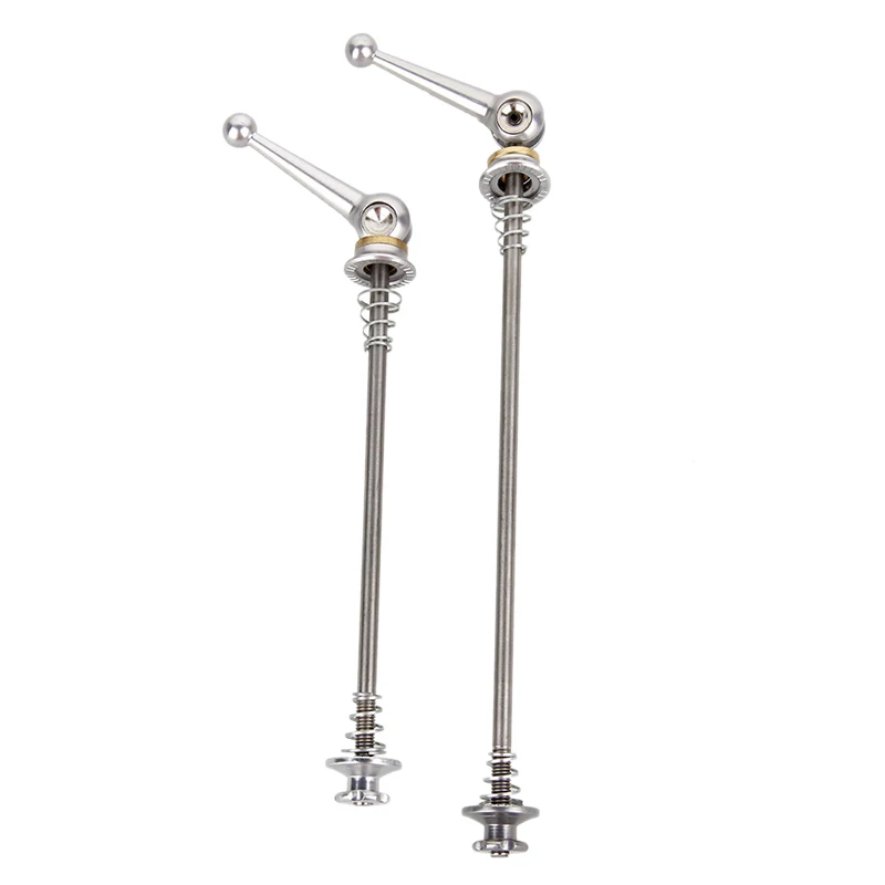 

Bicycle Skewers 1 Pair Ultralight Titanium Quick Release Bicycle Hub Skewers for MTB Road Bike,Silver