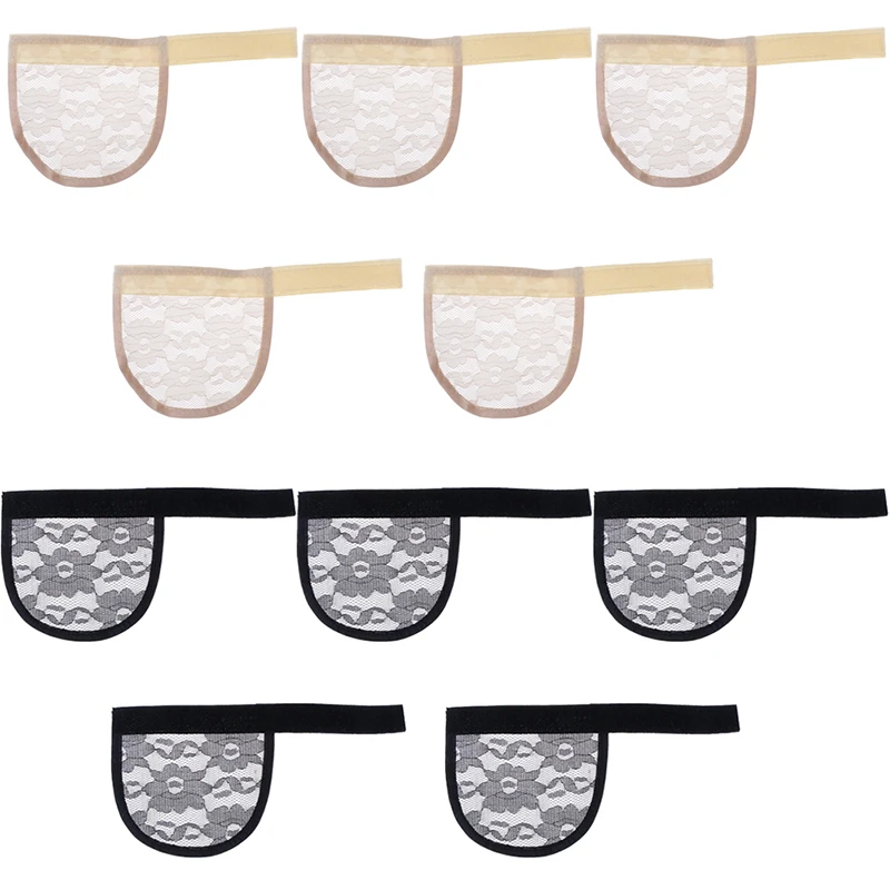 5 шт. пряди для волос с конским хвостом регулируемый ремешок на заднюю часть