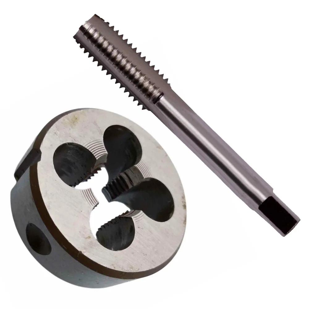 

HSS High Speed Steel M13 X 1.25mm Metalworking Tool Set Kit Right Hand Tap Die Metric Thread Tap Die